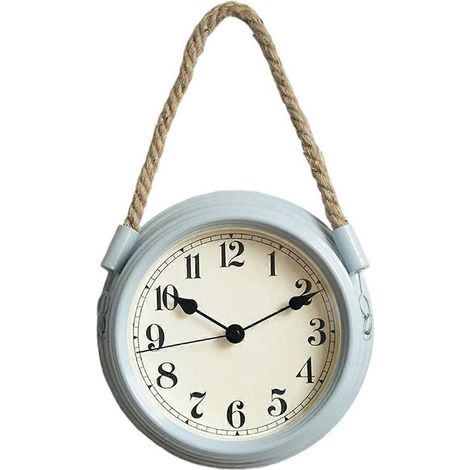 Horloge décorative vintage pour salon, décoration murale, accessoires de cuisine, horloge décorative 3D A (1/5)