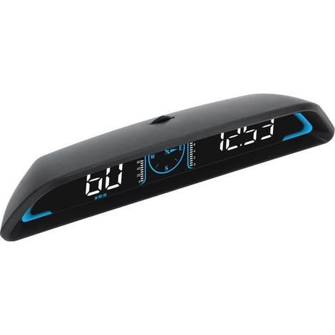 VINGVO jauge HUD Compteur de vitesse GPS numérique à affichage HUD de voiture universel avec réglage automatique de la (1/4)