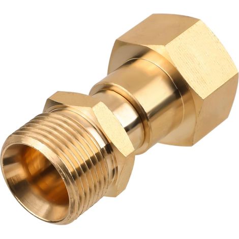Raccord Rapide Nettoyeur Haute Pression, Mâle M22-14mm Pivotant Raccord Nettoyeur Haute Pression Adaptateur pour Nettoyeur Haute Pression pour Pompe de Tuyau de Nettoyeur Haute Pression (1/5)
