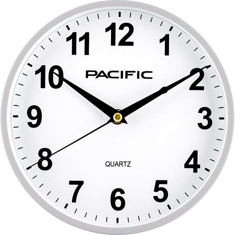 Pacific PW-348 weiße Wanduhr