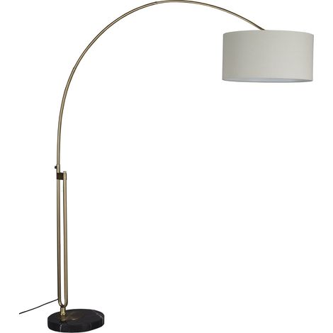 Lampadaire design, Lampadaire design Archie Doré en Metal, Dutchbone (1/5)