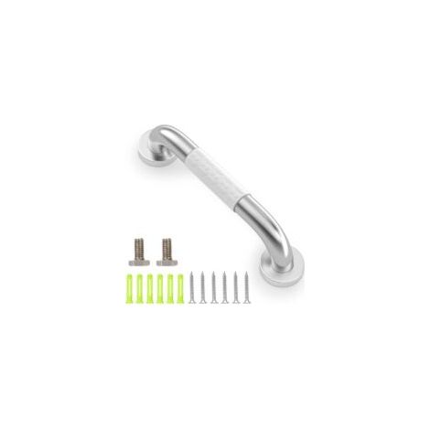 Sicherheits-Haltegriff für die Badewanne, wandmontierte Edelstahl-Haltegriffe fürs Badezimmer, rutschfester Badewannengriff, 30 cm Dusch-Haltegriff für Bad und WC - Crezuo