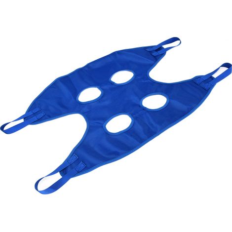 Harnais de Toilettage pour Chien, Hamac Multifonction pour Bains, Lavage et Coupe des Griffes - Bleu (1/5)