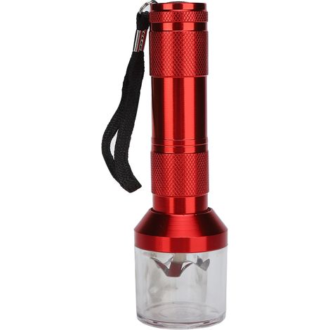 Broyeur à Herbes Électrique en Aluminium avec Mélangeur à Poudre pour Tabac, Machine de Broyage et de Mélange, Outil de Cuisine, Rouge (1/5)