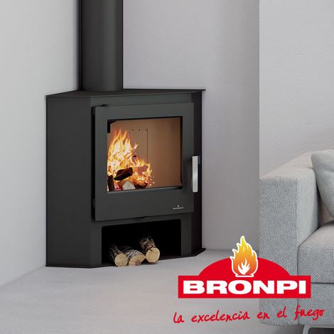 Poêle à bois en fonte LERMA - 9kw (1/5)