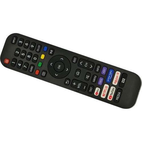 Telecommande compatible pour TV Radiola Schneider GMRANETV100W GMS24HV100 GMS24V100 (1/2)