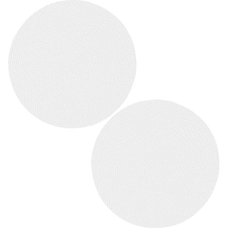NUOBESTY 2 feuilles Tapis Vapeur Silicone Réutilisable Doublures Anti-adhésives pour Paniers Vapeur Perméables et Pliables pour Cuisson Saine'-'-