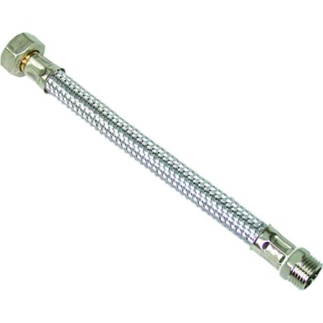 Flessibile Inox Dn8 M3/8 - F1/2 - M3/8 - F1/2 cm.25 - 10 pz