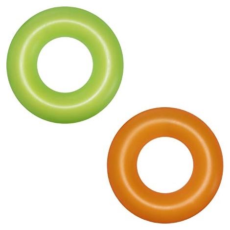 Bestway Flotador Hinchable Liso Neon Color Surtido  D91 cm +10 Años Playa y Piscina 36025 (1/5)