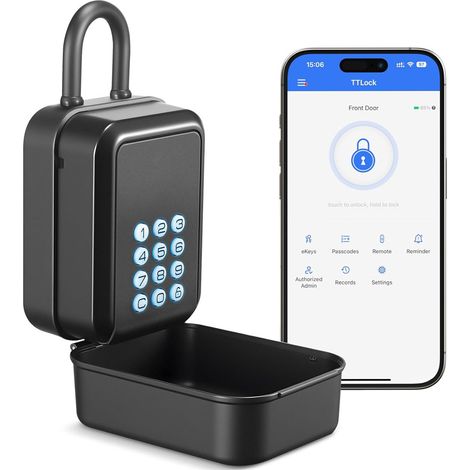 LEDANDER Coffre-fort intelligent Bluetooth TTlock pour clés,autorisation d'accès à distance,étancheIP65,porte-clés sécurisé pour clés de maison (1/5)