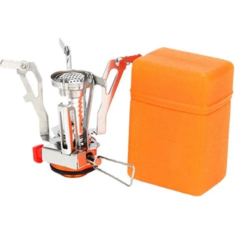 Réchaud à gaz portable mini ultra léger pour pique-nique en extérieur, 3000 W, barbecue de camping, réchaud de cuisine portable (1/4)