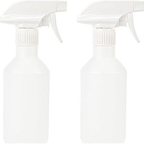 Vaporisateurs pour plantes 2 pièces 300 ml – Petits flacons pulvérisateurs avec brume et jet réglables – Pour plantes nettoyage et toilettage des animaux – Blanc (1/5)