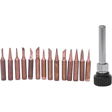 15PCS pure copper solder Iron 900M tip for soldering rework station-- (1/5)