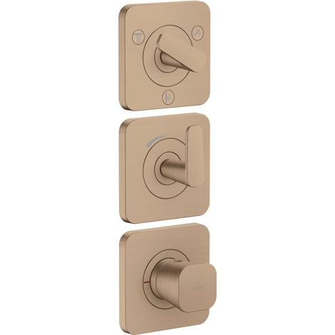 Módulo de termostato hansgrohe AXOR Citterio C 380/120 oculto con