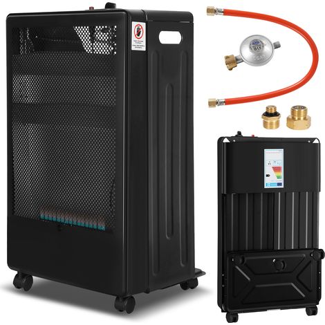 Wolketon Faltbare Gasheizung mit ODS, Kippschutz und Flammensicherung, 3,8 kW (1/5)
