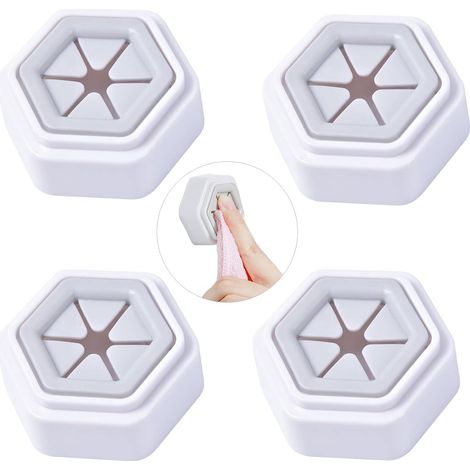4Pcs Pince Porte Torchons Autocollante Auto Adhésifs Pinces à Serviettes Pince Porte Serviettes Sans Perçage Pinces à Torchons Crochets Porte Torchons Autocollante Sans Perçage pour Cuisine, Salon