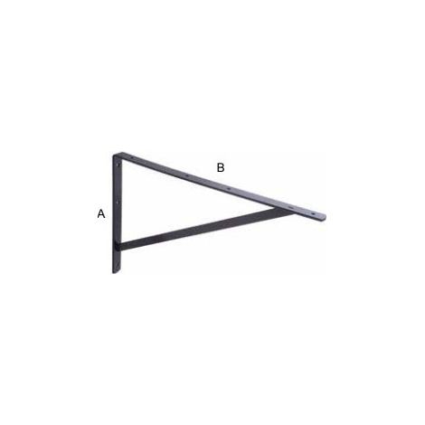 Equerre renfort 270X400X30 Acier zingué noir (1/2)
