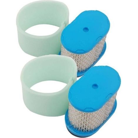 Juego de 2 filtros de aire tipo panal para Briggs Stratton 498596, 690610, 697029 y 5059h. Limpiador de prefiltro nuevo. (1/5)