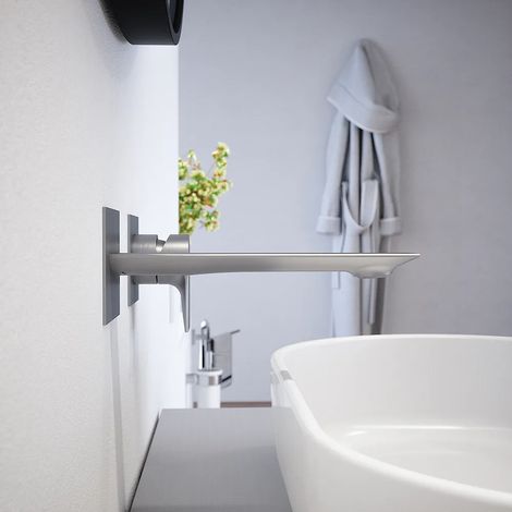 Miscelatore Lavabo ad Incasso Nickel Spazzolato Mod. Rita (1/5)