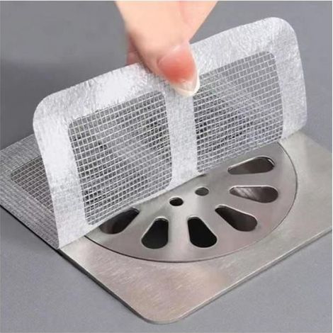Lot de 100 autocollants jetables pour drain de douche, attrape-cheveux, pour entraînement intensif, autocollants jetables (1/5)