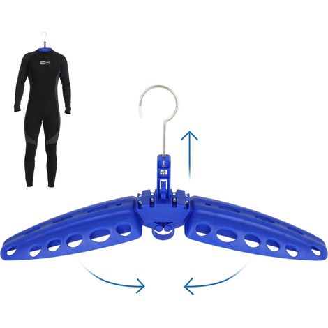 Cintre ventilé pliable pour combinaison de plongée, séchage rapide, idéal pour combinaison et gilet de sauvetage. (1/5)