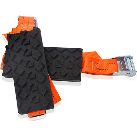 Planches de traction pour récupération de voiture Boue Sable Neige Pneu Échelle Véhicule tout-terrain Pistes d'urgence Chaîne Tapis antidérapant (1/5)