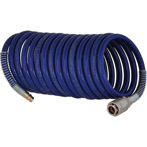 1PZ TUBO A SPIRALE IN NYLON RACCORDATO 8 x 6 - mt 15
