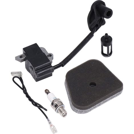 Bobine d'allumage avec éponge pour bougie et filtre à huile, compatible Stihl FS90R FS100R, coupe-bordures, emballage haute pression.