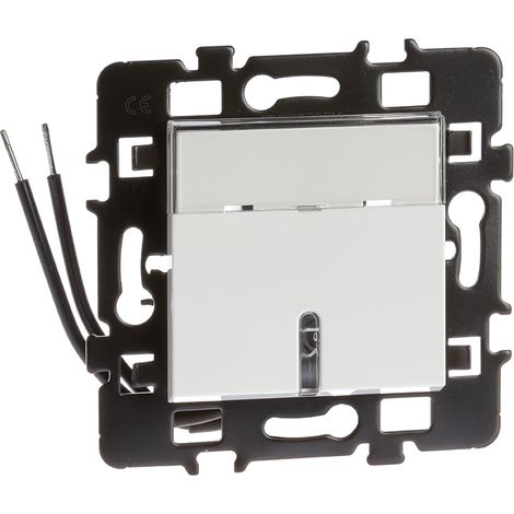 Bouton poussoir porte étiqu. lumineux bleu EUR'OHM 61807