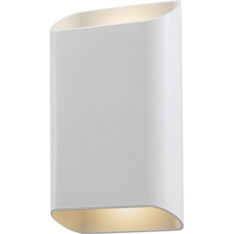 PLAK Applique LED 14W IP65 Double Émission 3000K CRI90 en Finition Métal Blanc - Éclairage Design d'Intérieur Groupe Rossini (1/5)