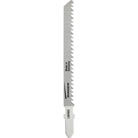 Pack de 5 lames scie sauteuse pour bois/ plastique - L004W