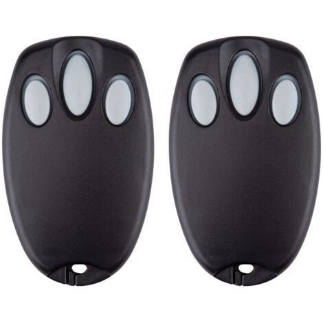 Lot de 2 transmetteurs portatifs de rechange pour porte de garage Chamberlain Liftmaster Motorlift 94335E 84335E ML700 ML500 ML850 Merlin + C945 C840 Security + 433,92 MHz (1/5)