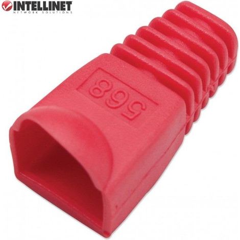 Cache-ruban RJ45 Intellinet, lot de 10, rouge (1/2)