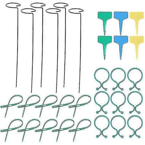 Support pour plantes grimpantes vert 40x6cm (1 pièce) - Anneau de support - Accessoire de jardin (1/5)
