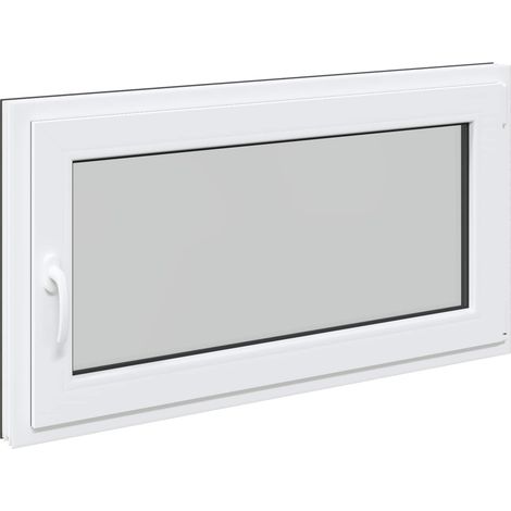 Kellerfenster RISOR 120 x 60 cm PVC und Glas Anthrazit vidaXL