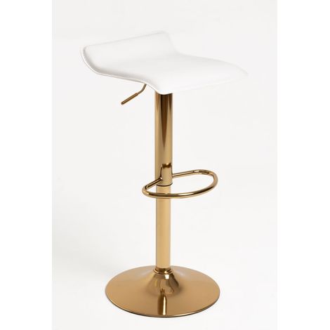 Taburetes Cocina - Taburete Tim Golden - Blanco (1/5)
