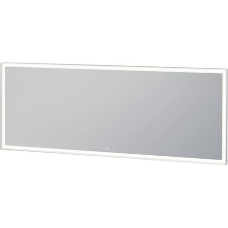 Duravit L-Cube Spiegel mit integrierter Beleuchtung, eckig,