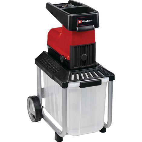 Einhell Broyeur de végétaux silencieux GC-RS 60 CB (2 800 W, cylindre de coupe, bac de 60L, interrupteur de sécurité intégré)