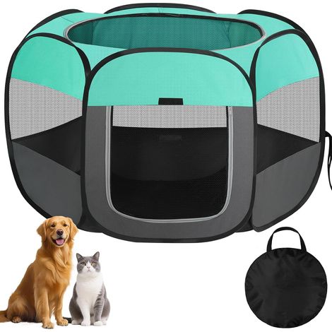 Parc pour Chien Interieur, Parc Chaton Pliable, Cage Chien Chat Exterieur (1/5)