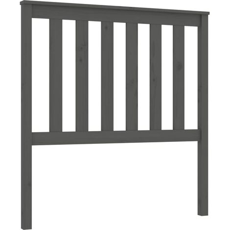 Maison Exclusive - Cabecero de cama madera maciza de pino gris 96 (1/5)