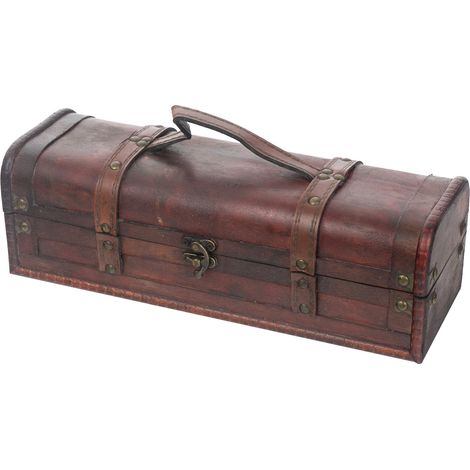 HMF Holz Geschenkbox mit Deckel für Wein, Spanien, VWB-ESP-QF-01 (1/5)