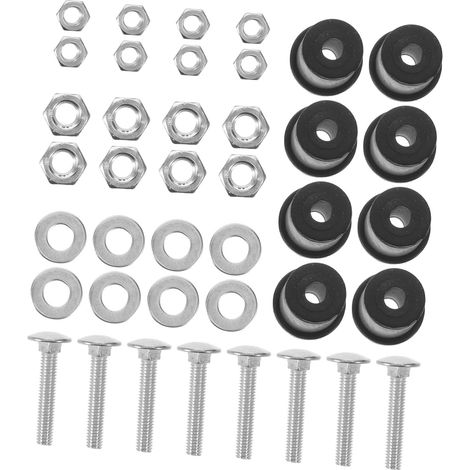 Kit de réparation pour mécanisme d'inclinaison de bac à shampoing, 8 pièces, noir (1/5)