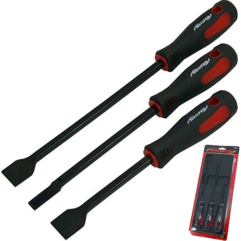 Neilsen 3pc Long Reach Scraper Gaskets Seals Carbon Removal Scrapers Set