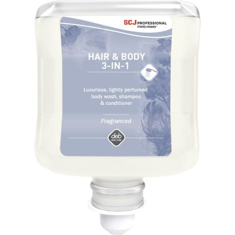 HAIR & BODY 3-IN-1 Duschcreme, Shampoo 1 l Kartusche (1/3)