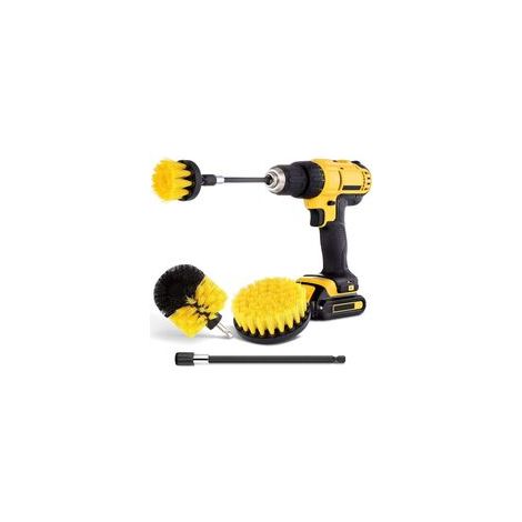 Kit de accesorios para husillo de perforación, husillo de limpieza eléctrico, husillo universal + extensión, para baño/suelo/bañera/azulejos