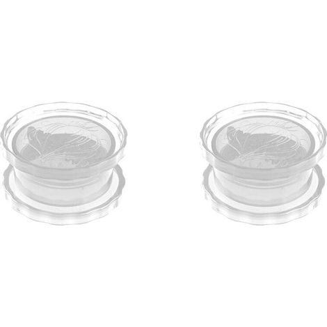 2X Cuisine Multifonctionnel Broyeur D'Ail Manuel Presse-Ail Rouleau Broyeur Chopper Cuisine Gadgets Accessoires Blanc