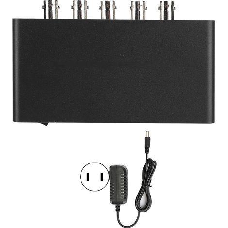 1x4 3G SDI Répartiteur de Signal Vidéo Convertisseur 1 Entrée 4 Sorties Distributeur Adaptateur (110-240V) US (1/5)