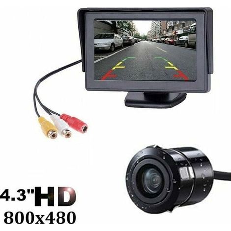Kit de caméra de recul sans fil pour voiture/camion/fourgonnette/pick-up/camping-car avec écran de 4,3 pouces (1/4)