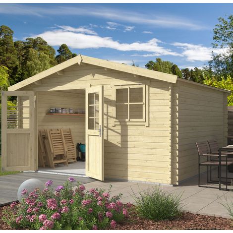 Abri de jardin de 12,85m² en épicea naturel - KABRELL
