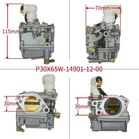 Yamaha 4-Takt 65W Bootsvergaser 14901 – Für F20, F25 Außenbordmotoren (Baujahre 2000, 2010, 2011, 2012) – Benzinmotor (1/5)